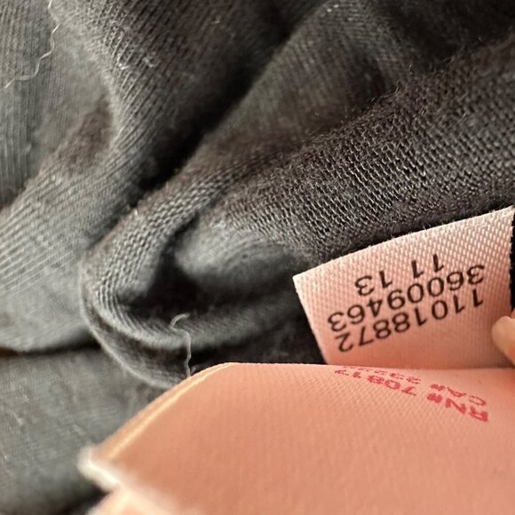 Victoria's Secret Black Sleeveless Dress Racer Back Jersey Dress with knotted - Picture 7 of 7